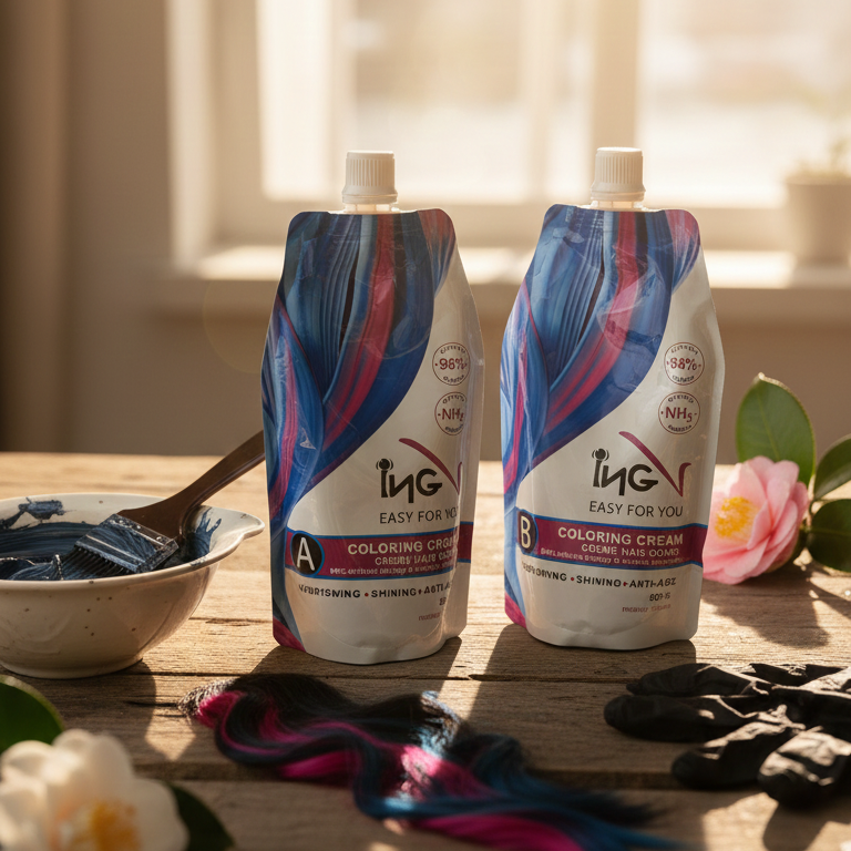 INGV Hair Color Cream  (500ml Color + 500ml Developer)