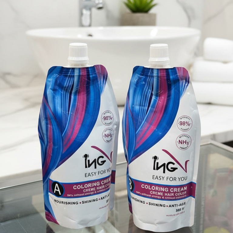INGV Hair Color Cream  (500ml Color + 500ml Developer)